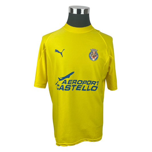 2005/06 Villarreal CF Europe Senna #19 Match Worn (XL)