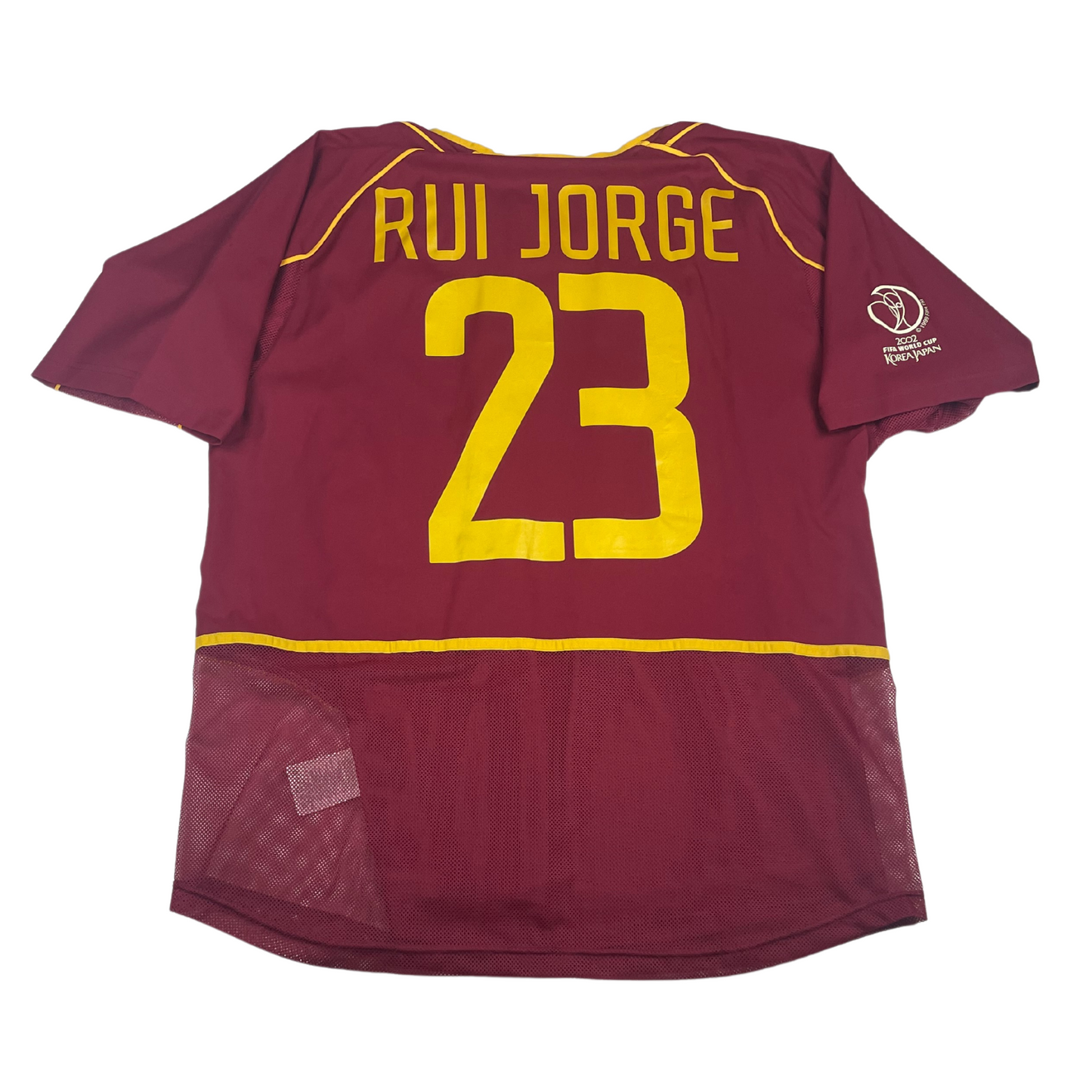 2002 Portugal Home Rui Jorge #23 Match Worn (L)