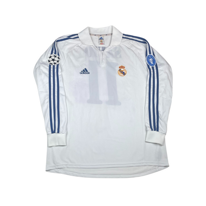 2001/02 Real Madrid Europe Savio #11 Match Issue (L)