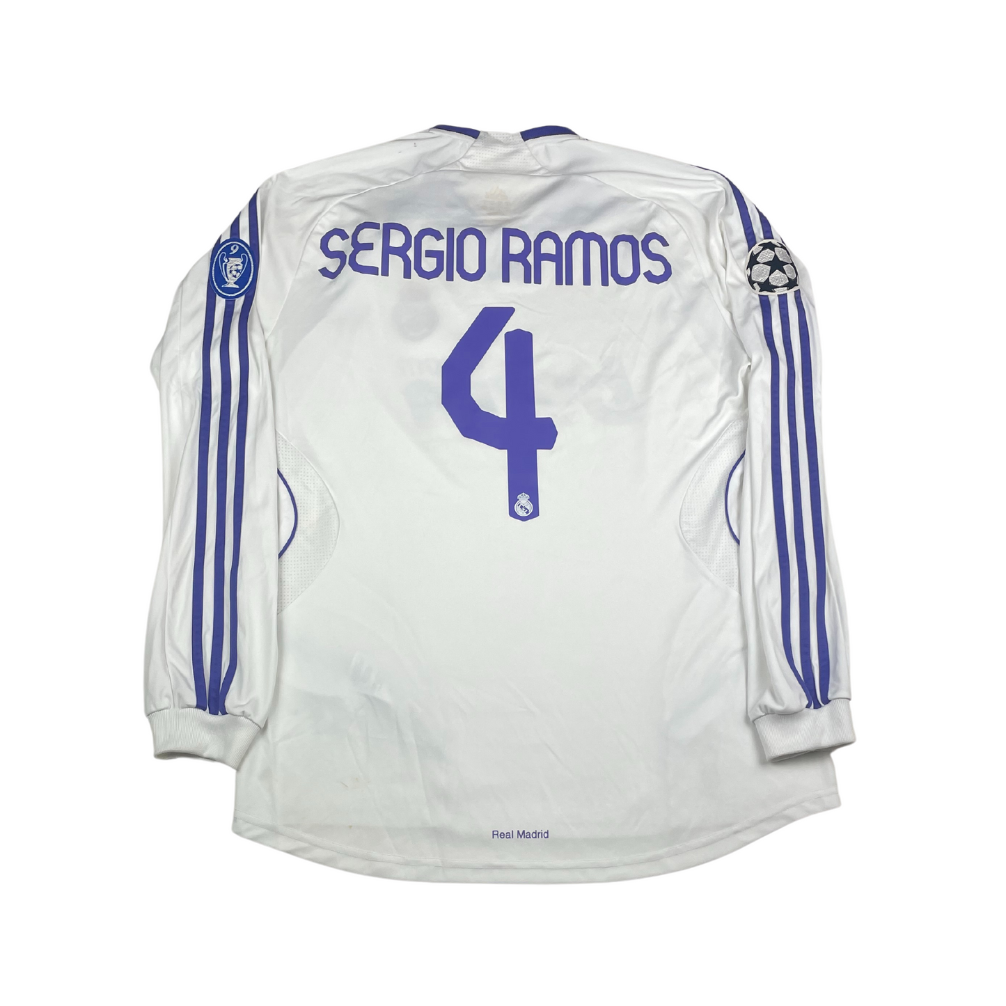 2007/08 Real Madrid Europe Sergio Ramos #4 (L)