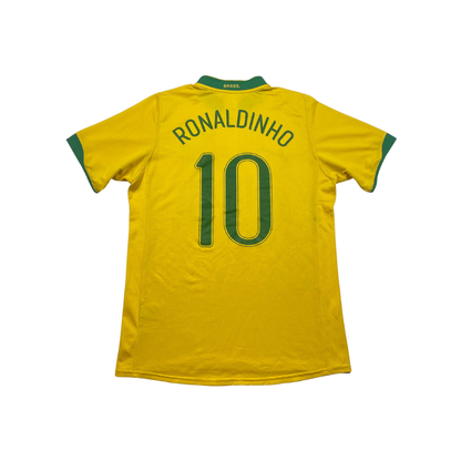 2006 Brésil Home Ronaldinho #10